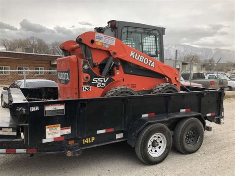 skid steer dump trailers